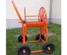 Schlauchwagen m. 4 Rädern 3/4 Zoll für 90 m, Gartenschlauchwagen Schlauchtrommel