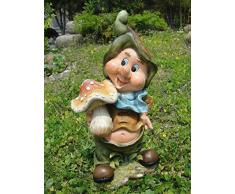 Design Zwerg 37 cm Hoch NF 11051 Deko Garten Gartenzwerg Figuren Dekoration verschiedene Design (Design 1)