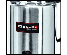 Einhell Schmutzwasserpumpe GC-DP 9035 N (900 W, Edelstahl-Pumpe, max. Fördermenge 18.000 l/Std., max. Fremdkörpergröße 35mm, stufenlos höhenverstellbarer Schwimmerschalter)