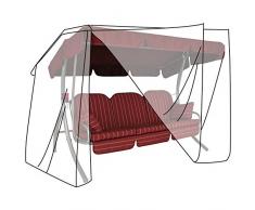 WOLTU® Schutzhülle Schutzhaube Abdeckplane Abdeckhaube für Hollywoodschaukel 3-4 Sitze Gewebeplane Gartenmöbel Plane Hülle Abdeckung PE transparent 150x215x150cm transparent GZ1166tp