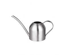 IMEEA® Gebürsteter Edelstahl Gießkanne Moderner Stil, Kleine Größe Für Pflanzen Auf Dem Tisch Im Büro(15oz/450ml)