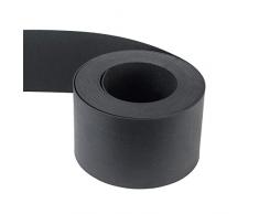 Hochwertige Rasenkante Rolle Kunststoff -99661- als Beeteinfassung, Beetumrandung oder Wegbegrenzung in schwarz L: 10 m, H: 12 cm Stärke: 2mm biegsam & flexibel in der Form
