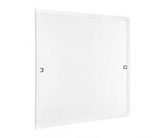 Ventanara Insektenschutz Fliegengitter Fenster Spannrahmen Weiß RAL 9016 130 x 150 cm