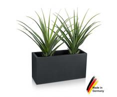 Pflanzkübel DECORAS Kunststoff Pflanztröge – versch. Größen – anthrazit – frostsicher & UV-beständig (8 Jahre Garantie) – TÜV-geprüfte Qualität – Premium Blumenkübel