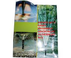 Wasserfarm Garten Teich Springbrunnen Set Aufsatz Fontaenen: Farbe: Set2-FH3-5 5114
