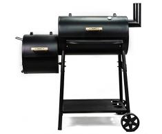 TAINO XL Smoker Bayamo BBQ GRILLWAGEN Holzkohle Grill Grillkamin Standgrill Räucherofen Grilllok