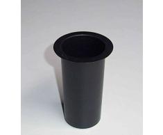 designgrab Kugel Kugelvase Grabvase aus Granit Schwedisch Black SS1 schwarz Kugelgrabvase rund