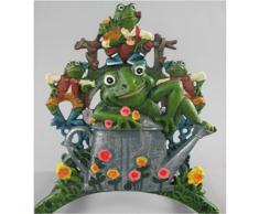GR Garten Wand Schlauchhalter Frosch-Familie Guss Eisen Metall Gartenschlauch Halter