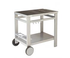 VERYCOOK Grillwagen aus Holz und Metall