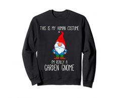 Gartenzwerg Kostüm Halloween This is My Human Kostüm Sweatshirt