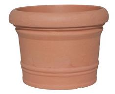 Floralo Pflanztopf Lucca frostsicher, rund, terracotta, 50 xH38 cm