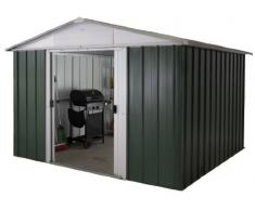 Yardmaster 108GEYZ Bayern Metallgerätehaus, Grün, 237 x 303 x 202 cm