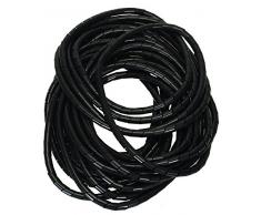 Flexible-Kabelspirale Spiralschlauch Wickelschlauch - Bündelbereich Ø6.0-60 mm Länge 10 m SCHWARZ