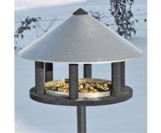 VOSS.garden Vogelhaus Odensee im Skandinavischen Design Vogelfutterstation Vogelhäuschen Gartenvögel Singvögel Wildvögel füttern Vogelbeobachtung Vogelfutterhaus