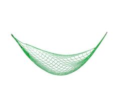 Kalaokei Outdoor Tragbare Camping Hängematte Garten Hof Nylon Hängematte Netz Schlafbett, grün