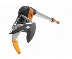 Fiskars Bypass Schneidgiraffe für frische Äste und Zweige, Antihaftbeschichtet, Stahlklinge/Aluminiumstiel, Länge 1,6 m, Schwarz/Orange, UPX82, 1023625