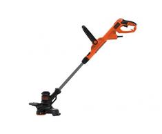 Black+Decker BESTE630 Elektro-Rasentrimmer (E-Drive, manuelle Fadenverlängerung auf Knopfdruck (EasyFeed), werkzeuglos umstellen von Trimmen auf Kantenschneiden), 550 W, 230 V, Schwarz, 30 cm