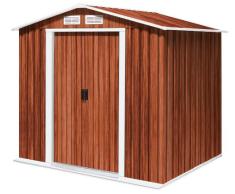 Tepro Metallgerätehaus Riverton 6x4 Holzoptik (#7124)