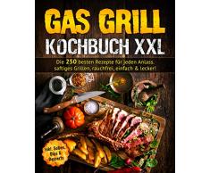 Gas Grill Kochbuch: Die 250 besten Rezepte für jeden Anlass. saftiges Grillen, rauchfrei, einfach & lecker!