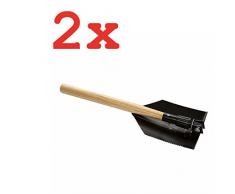HP PFEFFERKORN_bundle 2X KLAPPSPATEN MIT HOLZSTIEL 64 cm FOULDABLE SHOUVEL