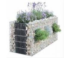 bellissa Hochbeet Gabione 120x40x50cm einseitig bepflanzbar