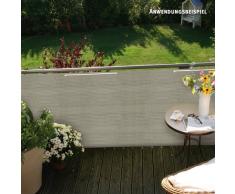 Videx PE-Balkonbespannung Classik, beige-grau, 90 x 500cm