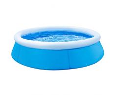 Slabo SO Pool Fast | Aufstellpool rund | Planschbecken aufblasbar | Gartenpool | Swimmingpool Schnellaufbau 183x51 cm