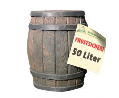 Regentonne Eichenfass, Regenfass 50l, Fass, HOLZ-DESIGN AUCH ERHÄLTLICH IN 240L (B003EQT5OO), 120L (B003EQEJWC) u. 450L (B003ELUHQ4). HIER DIE SCHÖNSTEN!
