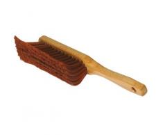 Krallenbesen Handfeger mit lackiertem Holzgriff