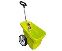 Schubkarre Karre 67 Liter Gartenkarre Transportkarre Gartentrolly Handwagen Laubkarre (grün)