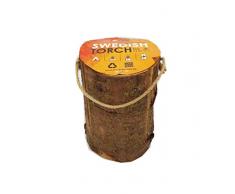 JSM 6 Schwedenfeuer L – 25 x 20cm Inkl. Anzünder Baumfackel Schwedenfackel Holzfackel (6)