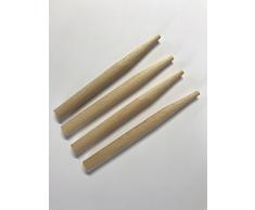 4 Stück Heuharkenzinken L x Ø: 13 x 1,1 cm Zinken für Heuharken ( Zinke, Zinken,Heuharkenzinken, Heuharkenzinke für Heuharke ) Rechen Garten Beet Heu