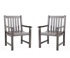 Ambientehome Sitzgruppe, 4-teiliges Set Garten Essgruppe Massivholz Finnland, taupegrau, 120x64x90 cm, 90788