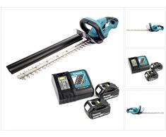Makita DUH 523 Akku Heckenschere 18V 52cm mit 2x 5,0Ah Akku und Ladegerät