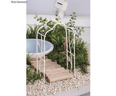 Rayher Hobby 46182102 Rankbogen, weiß, 5x10x2,5cm, SB-Btl 1Stück