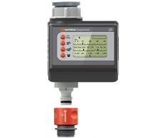 GARDENA Bewässerungscomputer EasyControl: Automatische Bewässerungssteuerung, tägliche Bewässerung oder jeden 2./3./7. Tag, bis zu drei Bewässerungen pro Tag, LC-Display, Batteriebetrieb (1881-20)