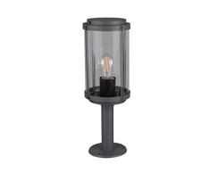 Moderne LED Außensockelleuchte in Anthrazit Standlaterne Höhe 40cm IP44 - vielseitige Außenbeleuchtung für Haus und Terrasse