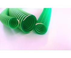 Spiralschlauch PVC Druckschlauch und Saugschlauch Meterware 3/4 bis 2 Zoll (1(25Ømm Innen))
