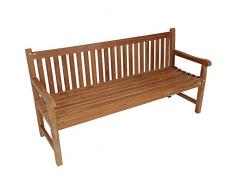Gartenbank Parkbank Sitzbank 3 Sitzer Teak Bank Holzbank Teakbank NEU