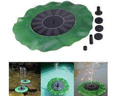 Schwimmdock Vogel-Bad Solarbetriebene Brunnen Garten-Wasser-Panel-Pump Kit Pool Pond Solar-Sprinkler-Brunnen