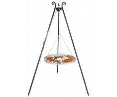 Schwenkgrill Dreibein mit 70cm Edelstahl-Grillrost