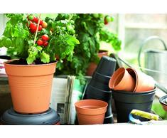 elho green basics anzuchttopf 30cm Blumentopf - lebhaft schwarz