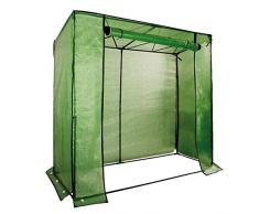 NOOR Tomatenhaus-Gewächshaus Premium I 200 x 75 x175 cm I UV-Gitterfolie optimal für Ihre Tomaten-Pflanzen I Ideal geeignet für Aussaat und Anzucht von Gemüsesamen I Schützen Sie Ihre Tomaten