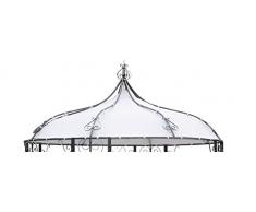 DEGAMO Dach für Pavillon Burma 300cm rund wasserdicht, Weiss
