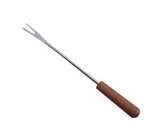 Lanceasy Unkrautstecher Gabel Manual Weeder Gabel Mini Edelstahl Holzgriff Garten Unkrautbekämpfungswerkzeug
