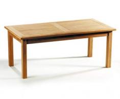 Esstisch Ragusa eckig wetterfest Teakholz massiv Tischgröße Höhe 75 cm 140 x 80