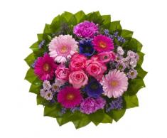 Dominik Blumen und Pflanzen, Blumenstrauß Magic mit Rosen, Gerbera, Anemonen, Nelken und Ranunkeln