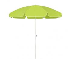 Dehner Gute Wahl Sonnenschirm Saturn, Ø 200 cm, Höhe 180 cm, Polyester, grün