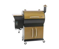 Mayer Barbecue RAUCHA Pellet-Smoker MPS-300 Pro Smoker-Grill Räucherofen Grillwagen, Räuchern Grillen Braten Backen, 10 Temperaturstufen, mit Abdeckhaube