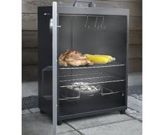 Orange County Smoker OCS 60360003 Räucherofen Räucherschrank Grill 3 Räucherroste 3 Haken zum Aufhängen von Räucherware 1600 Watt Elektrisch Ohne Flamme Ideal für Garten und Terrasse, Rustikal